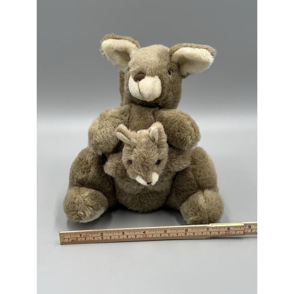 Current Inc Kangaroo W/ Joey In Pouch Plush 8” Realistic Stuffed Animal - Picture 7 of 8